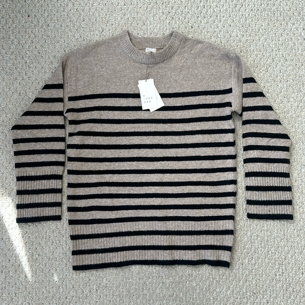 Striped Crewneck Sweater XS